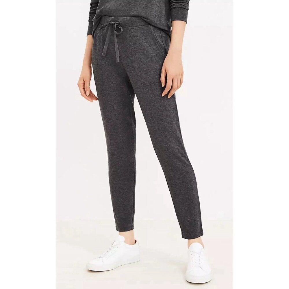 lou grey signaturesoft sweatpants Solid Charcoal Gray Xs